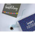 Benutzerdefinierte bunte Designs 36 Pack Happy Birthday Grußkarten